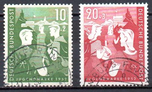 Alemania N&ordm; Yvert 39/40<br />
N&ordm; Michel 153/54 (o)
